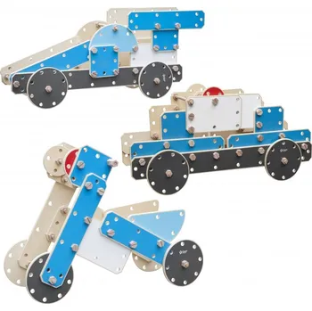 ostatní stavebnice Classic World Edu Gigantická edukativní stavebnice - Policejní vozidla 89 ks (100,5 x 37,5 x 11,5 cm)