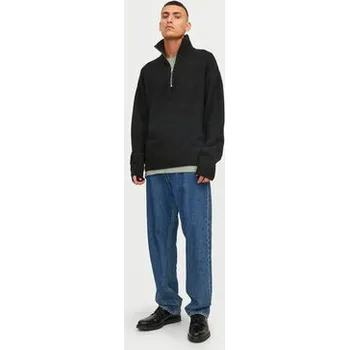 Pánský svetr Jack & Jones Svetr Ollie 12241817 Černá Relaxed Fit M