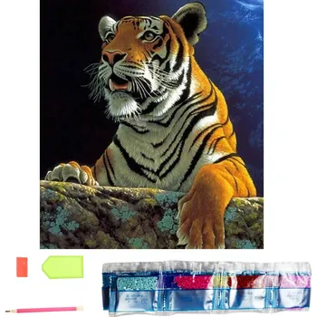 GFT Diamantové malování basic tygr