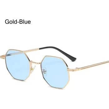 Sluneční brýle s UV ochranou pro muže a ženy | Ochrana před sluncem - Zlato-modrá