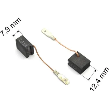 350 uhlíkové kartáče 7,9 x 12,4 mm