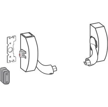 Stavebniny DK - Komponenty panikového kování - 1-bodové zajištění PHA 2102F BN - Broušená nerez