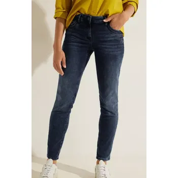 Dámské džíny Dámské modré džíny Cecil (Dámské casul fit džínové kalhoty značky Cecil)