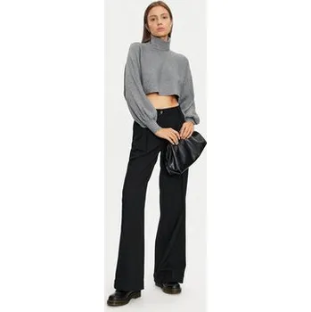 Dámská móda Pieces Rolák Rue 17153430 Šedá Regular Fit XL