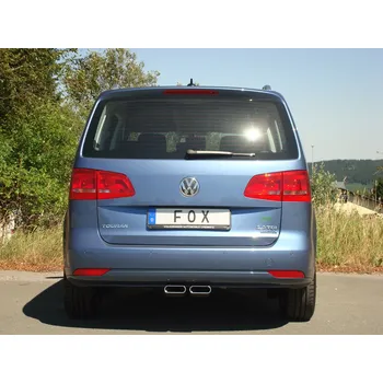 Koncovka výfuku FOX Nerezový výfuk | Koncovka výfuku - Volkswagen Touran 1T3, 2.0 TDi, 2010-0, VW150050-622
