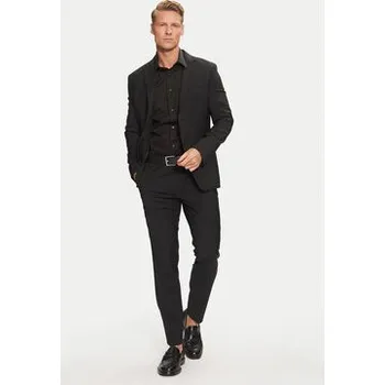 Pánská košile Liu Jo Košile QXX007 T2662 Černá Slim Fit 43