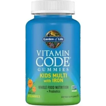 Zdraví Vitamin Code - žvýkací mutivitamíny se železem pro děti Orange 90 kapslí