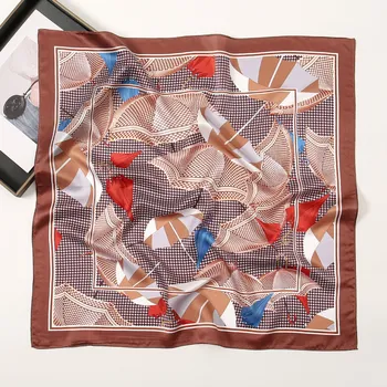 Šátek Hedvábný šátek Vzhůru do deště 70x70 cm v dárkovém balení, HEDVÁBNÝ SVĚT