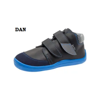 Dámská zdravotní obuv Beda Barefoot membránové DAN BF 0001/W/M/SO hladká kůže + OKOP broušená kůže Velikost EU: 25, vnitřní délka: 159, vnitřní šířka: 69