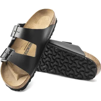 Pánské pantofle Birkenstock Arizona kožené pantofle 51191 Černá 45