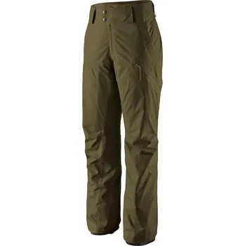 Snowboardové kalhoty Kalhoty na snowboard Patagonia W's Powder Town Pants pine needle green L 2025 - Odesíláme do 24 hodin