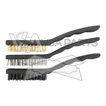 Drátěný kartáč TOYA Sada kartáčů drátěných ručních (3 ks)