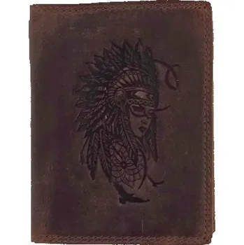 Peněženka Kožená peněženka INDIANS APACHE