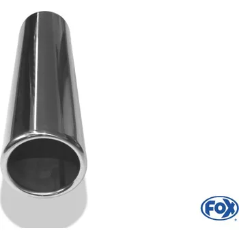 Anschweißendrohr Typ 12 Ø 76 mm / délka: 300 mm - kulatý / FOX 12-0760300