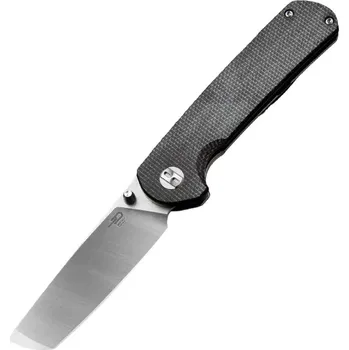 kapesní nůž Bestech SLEDGEHAMMER D2, Satin+stonewash, Černá Micarta BG31C