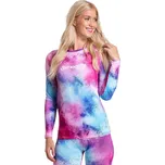 tričko Meatfly Capa Termo LS - Purple Aquarel S