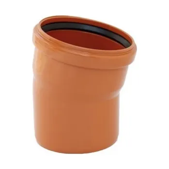 Vrtačka KG kanalizační koleno 125 15° KGB