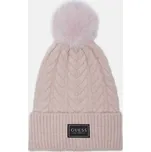 GUESS dámská čepice Pom Pom růžová