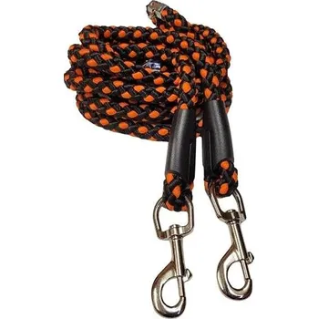Vodítko pro psa Palkar přepínací vodítko pro psy 250 cm × 14 mm černo-oranžové