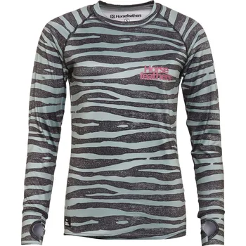Dámská móda Tričko Horsefeathers Mirra Top zebra L 2025 - Odesíláme do 24 hodin