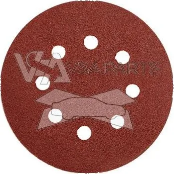 Brusný papír YATO Brusný papír 125 mm P150 (5 ks), zrnitost 150, podklad C