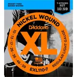 D'Addario EXL110-7 Regular Light 7 string - .010 - .059