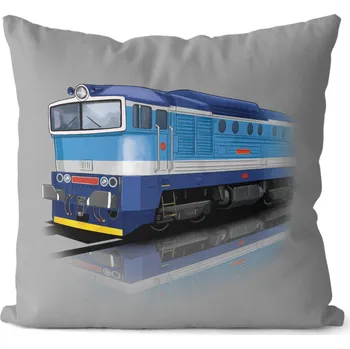 Dekorativní polštářek Polštář 40 x 40 cm - Brejlovec - modrý