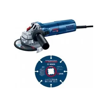 Řezný kotouč BOSCH Úhlová bruska GWS 9-125 S + 1x dělicí kotouč X-LOCK Carbide Multi Wheel 0615990N3G