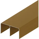 LAGUNA Horní vedení, dvojité, strukturovaná zlatá matná Délka profilu: 4,0 m