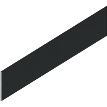 Nábytkové kování LAGUNA Dekorativní profil P-2 strukturovaná antracit Délka profilu: 1,0 m
