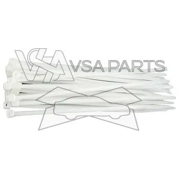 Stahovací páska TOYA Páska stahovací (100 ks), bílá