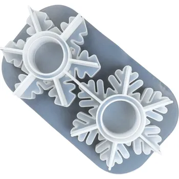 Svíčka Creatissimo - silikonová forma na svíčky s motivem vloček