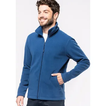 Pánská mikina Kariban Mikrofleecová bunda "Falco" 4XL fluorescent orange 20K91102914