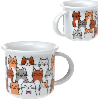 Hrnek Tina, kočičky,plecháček 100 ml