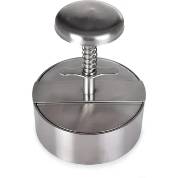 HAMBÁTOR CHEF | nerezový masivní lis na karbanátky, hamburgery a placky