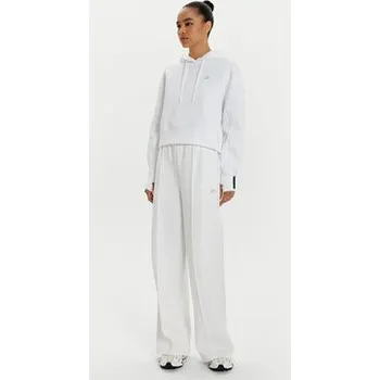 Lacoste Teplákové kalhoty XF7374 Bílá Wide Leg 44