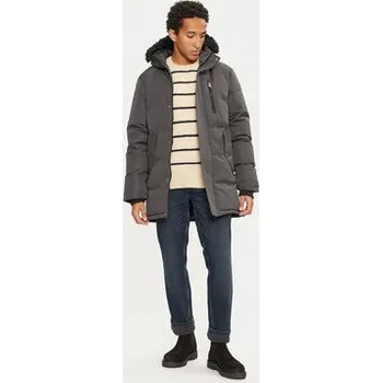 Pánská větrovka Brave Soul Vatovaná bunda MJK-COLNEGREY Šedá Regular Fit S