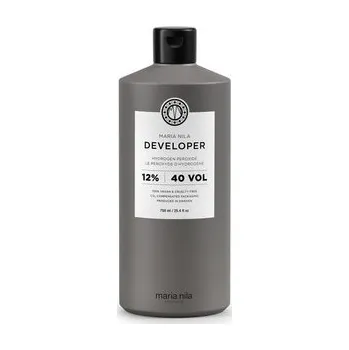 Barva na vlasy Maria Nila Developer profesionální vyvíječ k bělícím pudrům 750 ml, 40 Vol. 12%