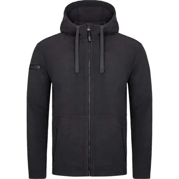 Pánská mikina Pánská flísová mikina - LOAP Gendar, tmavě šedá Barva: Šedá, Velikost: M