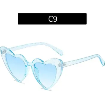 Srdcové letní sluneční brýle unisex | Ochrana před sluncem - c9