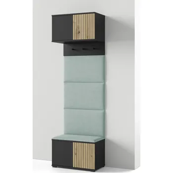 Šatní skříň Předsíňová stěna ROSS 5 Zelená II