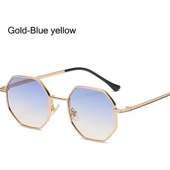 Sluneční brýle s UV ochranou pro muže a ženy | Ochrana před sluncem - Zlato-modrá žlutá