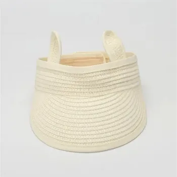 Klobouk Dětský letní klobouk s UV ochranou | Ochrana před sluncem pro děti - Mléčná bílá,Nastavitelná délka 48-52 cm