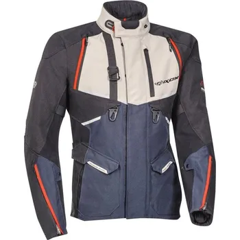 Moto bunda moto bunda IXON EDDAS, modrá Velikost: 4XL