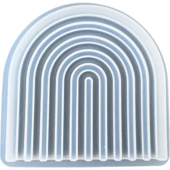 Forma na pečení Creatissimo - silikonová forma podtácek ve tvaru duhy
