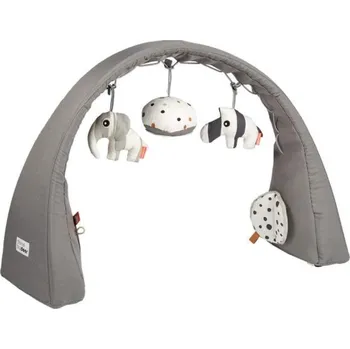 Hrací deka Šedá látková hrazdička Done by Deer Lalee 80 x 45 cm