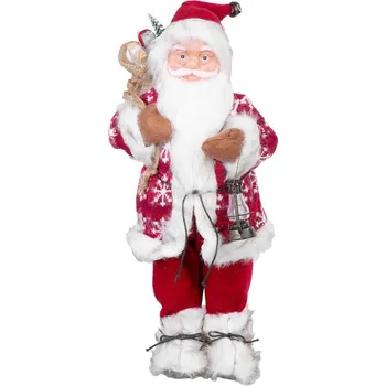 Vánoční dekorace Dekorácia MagicHome Vianoce, Santa stojaci, červený, 46 cm
