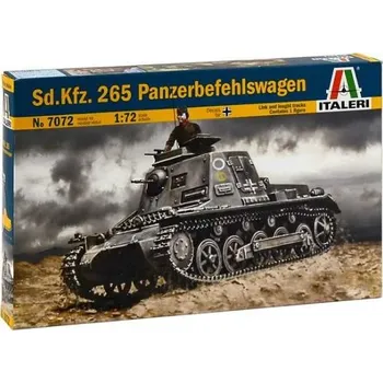 Plastikový model Velitelské vozidlo SD. KFZ. 265 PANZERBEFEHLSWAGEN (Italeri 1:72)