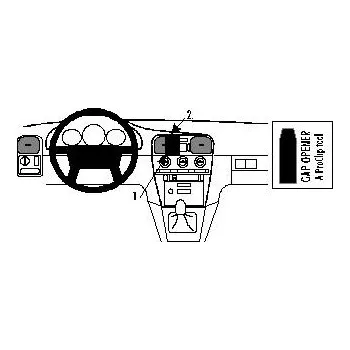 Brodit ProClip montážní konzole na palubní desku pro Volvo S40 96-00, 852283