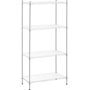 Dílenský regál Royal Catering Kovový regál - 90 x 45 x 180 cm - 1 000 kg - s rohožemi RCMR-1800P43